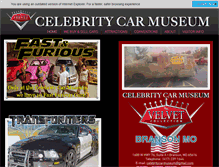 Tablet Screenshot of celebritycarmuseum.com